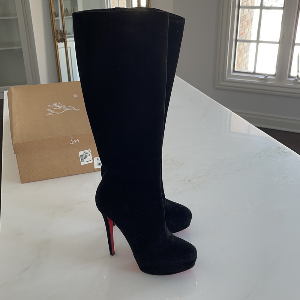 Bianca suede Christian Louboutin boot - Picture 6 of 6
